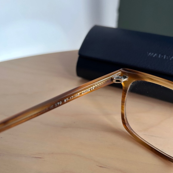 Warby Parker Fletcher eyeglass frames, light brown - Picture 4 of 6